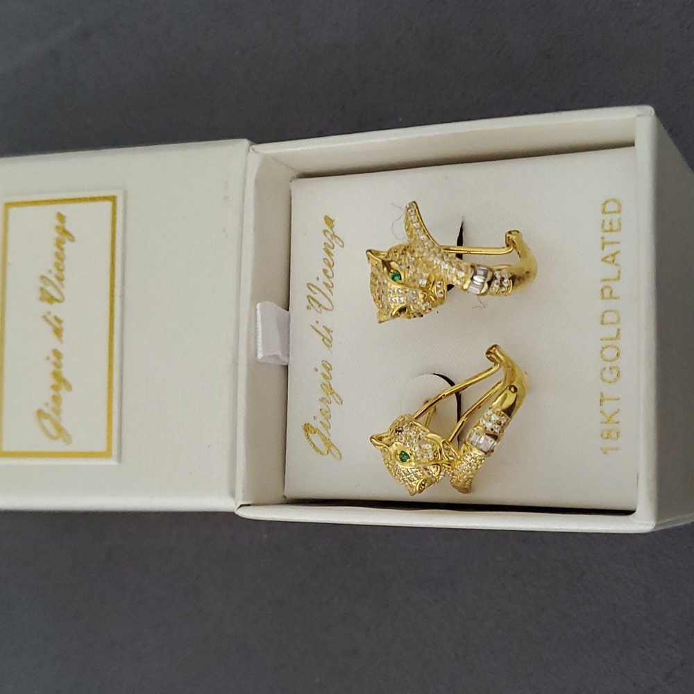 Giorgio Di Vicenza 18KT Gold Plated Earrings